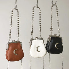 Fashion Chain Y2k Cool Girls Shell Crossbody Bags Retro Design Women Mini Coin Purse Handbags Vintage Ladies Small Shoulder Bag