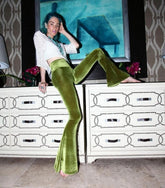 Pbong mid size graduation outfit romantic style teen swag clean girl ideas 90s latina aestheticWomen Pants Y2k Velvet Flares High Waist Flare Pant Spring Summer Festival Clothes Stretchy Trousers Hippie Boho Tight Bottoms