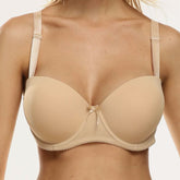 Beauwear Women Sexy Brassiere Seamless Lingerie Tops Underwired Bra Super Push Up Strapless Bh for Dress Big Cup C D DD E