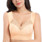 Pbong mid size graduation outfit romantic style teen swag clean girl ideas 90s latina aesthetic FallSweet Wire Free Lace Bras for Women Plus Size Vest Lingerie Thin Cup Brassiere Eveyday Wear