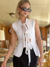 Hot Girls Sexy Bandage Crop Tops Women Fashion Sleeveless Slim Hollow Out Tank Top Ladies Beach Casual Holiday Vest Woman