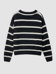Women's loose lazy micro transparent sweater loose casual temperament sweater