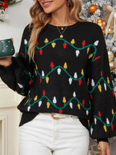 Pbong Autumn Winter Pullover Black Sweater Colorful Sweet Pullover Loose Christmas Knit Sweaters Knitted Sweater Women Jumpers Tops