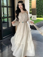 Autumn Women Fashion Elegant and Chic Midi Party Dress Casual Long Sleeve Vintage A-Line Birthday Dresses Female Clothes New