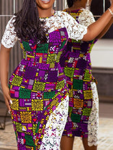 Pbong mid size graduation outfit romantic style teen swag clean girl ideas 90s latina aestheticLace Bodycon Dresses for Women Print Patchwork Irregular Short Sleeves Spring Autumn Party Evening Fashion Elegant Dress