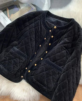 Temperament Ladies Top Jackets Women Clothes Ropa Mujer O-neck Long Sleeve Tunic Velvet Coat Chic Vintage Loose Tops Female