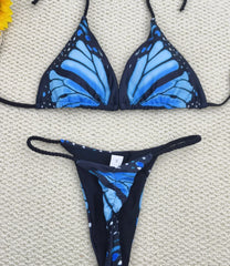 New Arrival Rope Bikini Women Butterfly Split Swimsuit Sexy thong