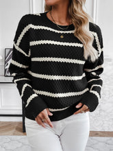 Women's loose lazy micro transparent sweater loose casual temperament sweater
