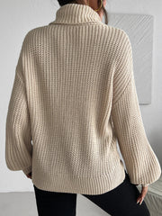 New autumn and winter high neck long sleeved pullover sweater