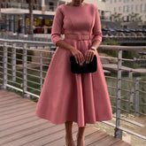 Pbong Fashionable Elegant Women's Clothing Dress Suitable For Bridesmaid Party Dress High Waist Design Various Sizes Available