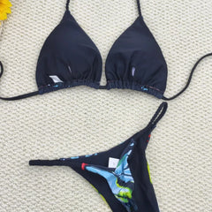 New Arrival Rope Bikini Women Butterfly Split Swimsuit Sexy thong