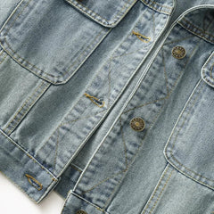 New 2025 Spring Autumn High Quality Design Sense Women's Cowboy Jacket Casual Elegant Fashion Ladies Short Denim Overcoat