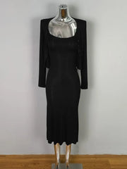 Tight Slip Dress And Cardigan Two Piece Set Cotton Blend O-neck Slim Long Dress + Jacket Women Suit Spring Summer Dress Of Suit