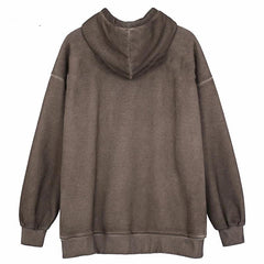 Hip Hop Streetwear Women Angel Dark Print Harajuku Hooded Jacket Sweatshirts Autumn Punk Zipper Y2k Tops Coat Goth Outwear