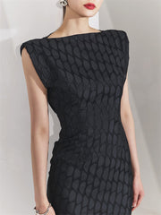 Elegant Long Dress Women Summer New Fashion Sleeveless Evening Party Slim Female Split Package Hip Dresses Ladies Vestidos