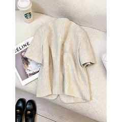 2025 Spring Autumn Popular Temperament Comfortable Elegant Women's Suit Jacket Versatile Leisure High-end Lady Blazer Coat