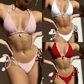 New Sexy Bikini Solid Color Accessories Women's Swimsuit