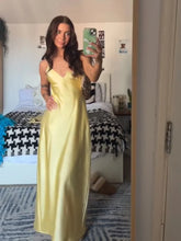 Women Solid Satin Backless Sexy Long Dress Fashion Sleeveless Bodycon Spaghetti Strap Dresses New Vocation Party Vestidos