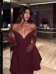 Fashion Women V Neck Sleeveless Mini Dresses Elegant Solid Slim Pleated Retro Bubble Short Skirt Sexy Party Evening Vestdio