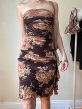 Floral Printing Vintage Off-Shoulder Ruffles Dress