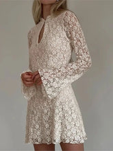 Deep V-neck Tight Short Dress Flare Sleeve Thin Lace Embroidery Sexy Summer Women Dress Fashion Party Clubwear Vesidos 2025 New