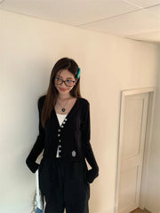 New Summer Korean Version Of Solid Color Thin Cardigan Thin Relaxed Air Conditioning Coat Women