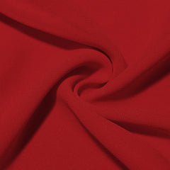 High Quality Summer Elegant Maxi Chiffon Dress Woman Trendy Square Neck Long Ruffle Party Evening Dress Red