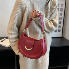 Armpit Shoulder Side Bags for Women Designer Trend Leather Small Underarm Crossbody Handbags and Purses