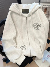 Japan Kawaii Cartoon Hoodies Women Vintage Preppy Style Cute Sweet Sweatshirts Loose Long Sleeve Lady Y2K Fall Winter Tops
