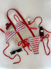 Women's Sexy Push-Up Two-Piece Swimsuit Bathing Suit Micro Beachwear Stripe Bikini Set Swimwear Trendy Mciro