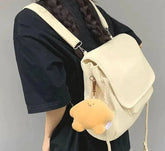 Women Backpacks Japanese Preppy Style Student Ins Waterproof Bags Crossbody Shoulder All-match Rucksack Students Large Capacity