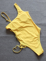 Printed Swimsuit Women One Piece Padded Swimwear Female Hollow String Bodysuit Bathing Swimming Suit Bathers Beachwear