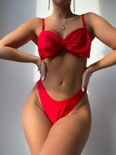 Bikinis Women Push Up Swimsuit Solid Strape Swimwear Ladies Bathers Bathing Swimming Swim Suit Female Beachwear