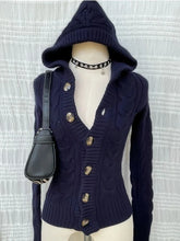 Y2k Korean Fashion High-end Pure Color Long Sleeve Hoodie Sweaters 2000s Subculture Slim Sweaters Hooded Cardigan Vintage Tops