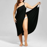 Pbong mid size graduation outfit romantic style teen swag clean girl ideas 90s latina aestheticHOT Summer Plus Size Beach Sexy Women Solid Color Wrap Dress Bikini Cover Up Sarongs