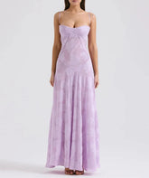 Elegant Print Backless Maxi Dress For Women Fashion New Spaghetti Strap Sleeveless Loose A-line Club Party Long Dress