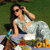 Embroidery Green Women Summer Short Dress 2025 New V-neck Sleeveless Long Dress Chic Fashion Backless Vacation Beach Vestidos
