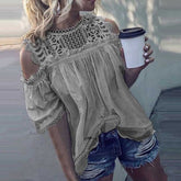 mid size graduation outfit romantic style teen swag clean girl ideas 90s latina aestheticWhite Lace Hollow Out Cotton Women's Blouses Sleeveless O Neck Sexy Female Blouse Tops Loose Solid Hollow Out Shirts Blusa 5XL