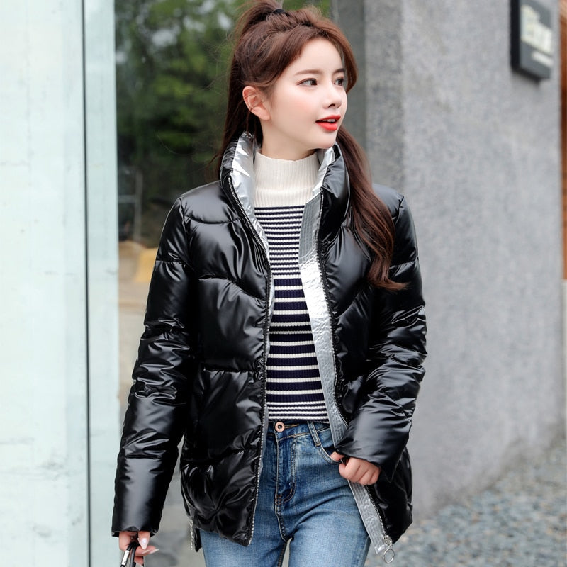 Winter Jacket High Quality stand-callor  Coat Women Fashion Jackets Winter Warm Woman Clothing Casual Parkas