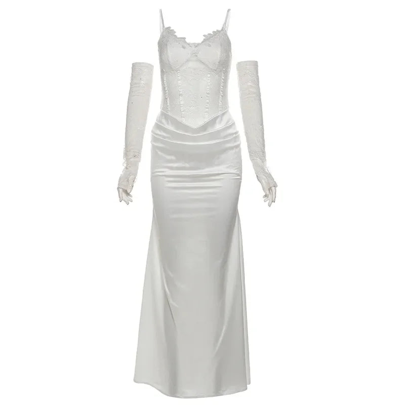 Autumn and winter new women's solid color slim fit high waist fashionable sling sexy backless dress