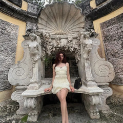 French Fashion Bow Short Dress 2025 New High Waist Loose Casual Slip Dress Chic Vestidos Double Layer Summer Woman Clothing