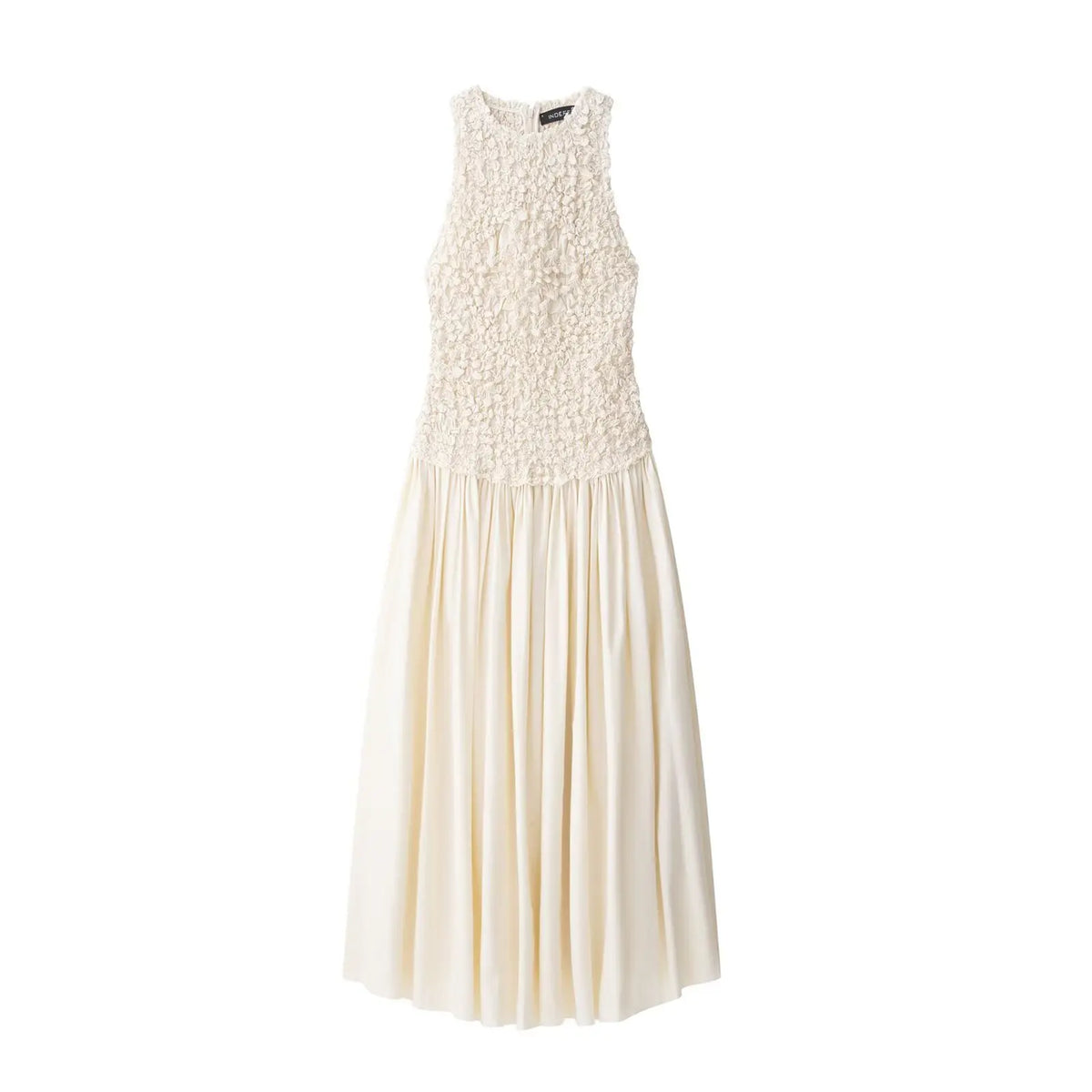 Fashion Simple Design Patchwork Long Dress New Sleeveless A-line Pleat Elegant Chic Summer Dress Streetwear Female Clothing