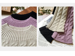 Off Shoulder Sweater Women Pullovers Long Sleeve Cable Knit Off-the-Shoulder Jumper Teen-girl Autumn Winter Y2K 90s Outfit