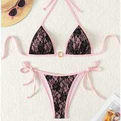 New Sexy Bikinis Lace Swimsuits Women Swimwear Push Up Female Beach Swimming Wear Bathing Suits Brazilian Bikini Set Pool Bather