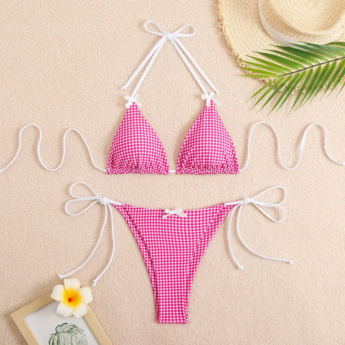 Women's Bikini Two-Piece New Split Fresh Print Swimsuit