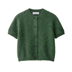 Pbong  Fashionable Short Knitted Outerwear Casual Loose Fit Women's Autumn New Arrival Street Style Polyester Single Button