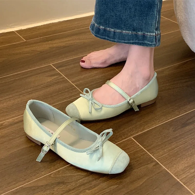 Ballet Flat Shoes Fashion Female Footwear Casual Sneaker Round Toe Flats Comfortable Dress Shoes Retro Leisure Mujer