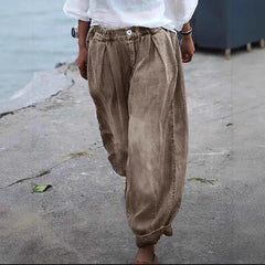 Pbong  Wish Bestselling Women's Jeans Lantern Long Pants Imitation Denim Female Model Fashionable Comfortable Casual Trousers