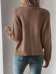 Loose Knitted Long-Sleeved Cardigan Sweater Autumn Winter New Arrival Comfortable Soft Women's Open Front Knitwear