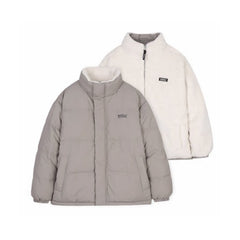 Khaki Double-Sided Down Jacket Women's White Winter Lamb Wool Coat Plush Thickened Warm Reversible Woman Coat Parka Winter